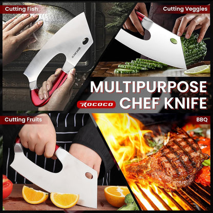Effort Saving Meat Cleaver - Bronze Easy Handle Chef Knife