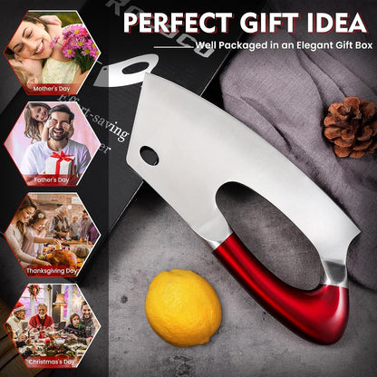 Effort Saving Meat Cleaver - Bronze Easy Handle Chef Knife