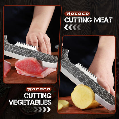 Effort Saving Meat Cleaver - Bronze Easy Handle Chef Knife