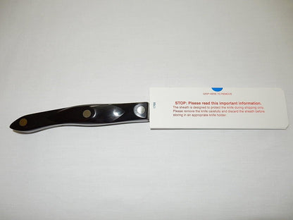 Model 1768 Spatula Spreader. . . . . 4.9" Double-D® serrated edge blade..............5.1" Highly engineered thermo-resin handle in Classic Brown (sometimes called Black).