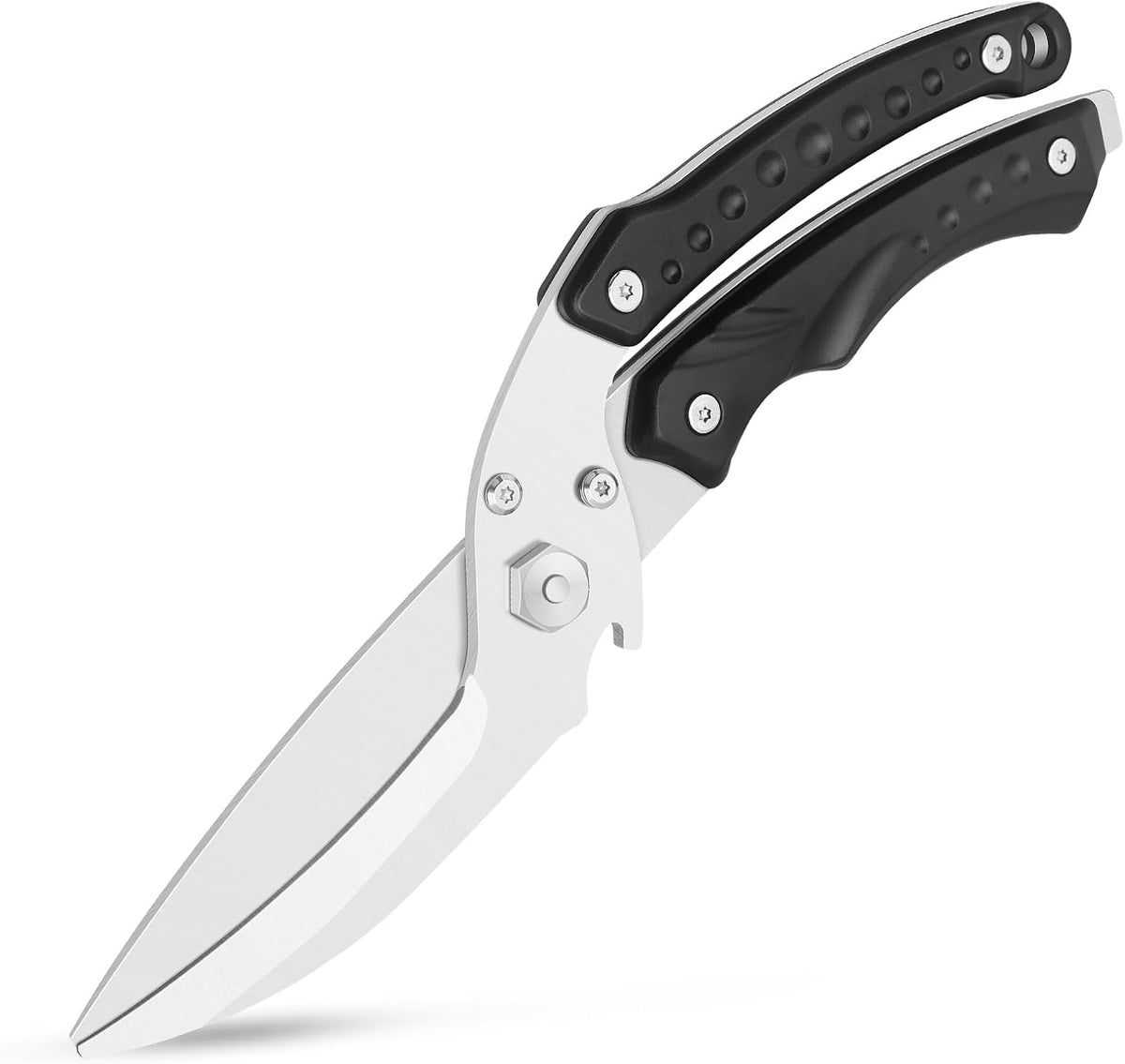 Detachable Heavy Duty Poultry Shears, 10" Stainless Steel Chicken Bone Scissors, 309g Professional Kitchen Shears for Meat Cutting, Take-Apart Poultry Scissors with Safety Lock