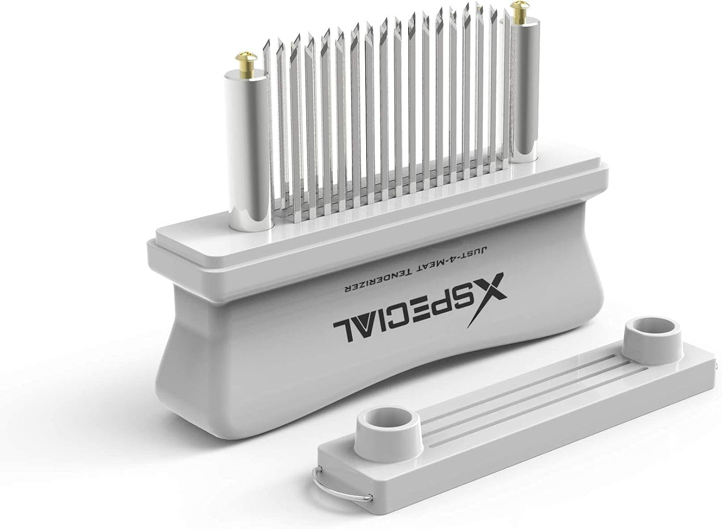 Meat Tenderizer Tool 48 Blades Stainless Steel - Kitchen Cooking Gadgets Tools with Ultra Sharp Needle That Makes Steak & Chicken Tender - No More Hammer, Meat Pounder Or Mallet