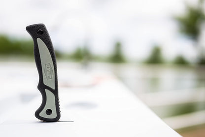 Trail Boss Fillet Knife 7.5in with Stainless Steel Fixed Blade, Full Tang Construction, Ergonomic Handle, TPE Non-Slip Grip, and Custom Molded Sheath for Fishing, Filleting, and Outdoors