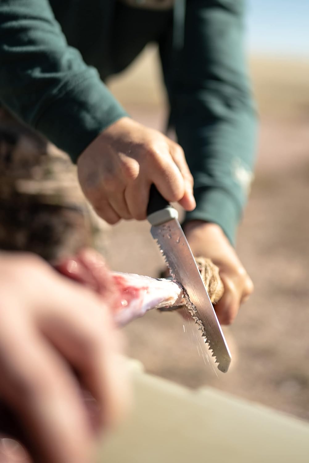 Trail Boss Fillet Knife 7.5in with Stainless Steel Fixed Blade, Full Tang Construction, Ergonomic Handle, TPE Non-Slip Grip, and Custom Molded Sheath for Fishing, Filleting, and Outdoors
