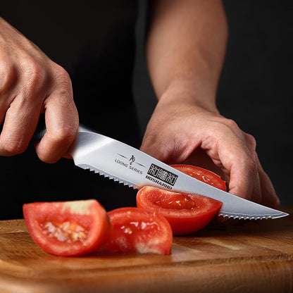 5 inch Tomato Knife, Ultra Sharp Japanese Tomato Slicer Knife
