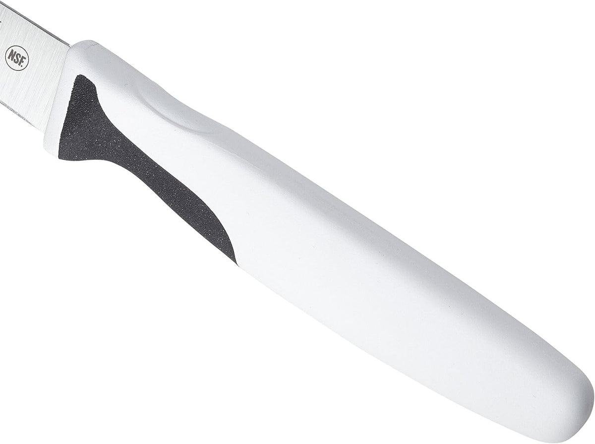 Millennia Colors Stainless Steel Bread Knife 10-Inch Wavy Edge Wide, Gray - Colors B