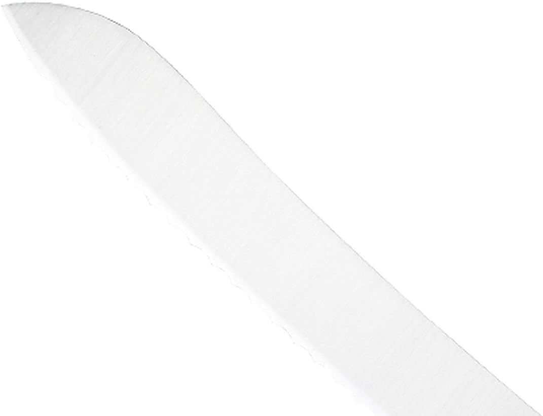 Millennia Colors Stainless Steel Bread Knife 10-Inch Wavy Edge Wide, Gray - Colors B