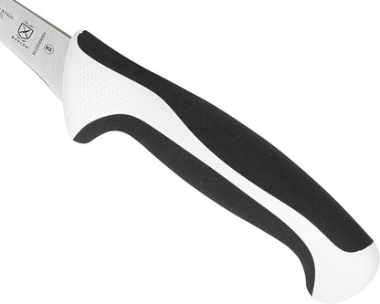 Millennia Colors Stainless Steel Bread Knife 10-Inch Wavy Edge Wide, Gray - Colors B