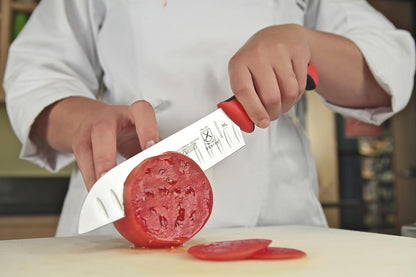 Millennia Colors Stainless Steel Bread Knife 10-Inch Wavy Edge Wide, Gray - Colors B