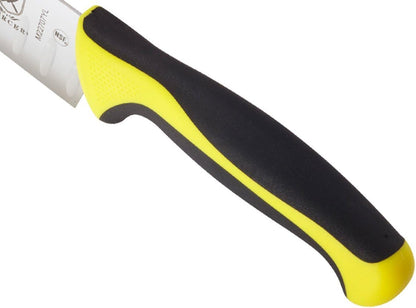 Millennia Colors Stainless Steel Bread Knife 10-Inch Wavy Edge Wide, Gray - Colors B