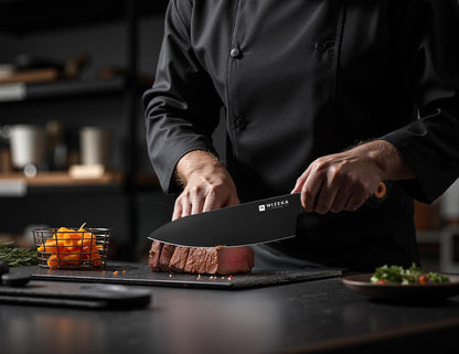 Chef Knife: 8 Inch: Extreme Sharp Kitchen Knife: Full Tang High Carbon Stainless Steel: Chef's knife with Ergonomic Handle with Unique Patterns,Art Life Series
