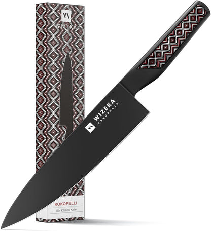 Chef Knife: 8 Inch: Extreme Sharp Kitchen Knife: Full Tang High Carbon Stainless Steel: Chef's knife with Ergonomic Handle with Unique Patterns,Art Life Series