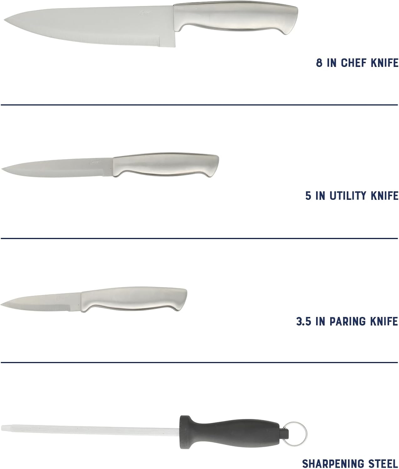 Baldwyn 4 Piece Stainless Steel Cutlery Set