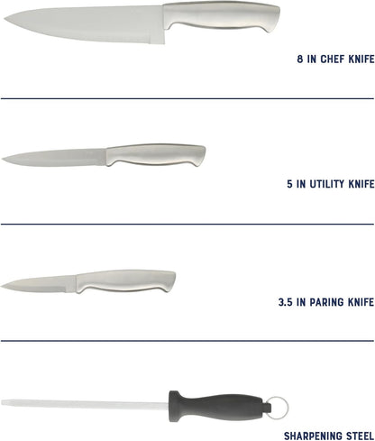 Baldwyn 4 Piece Stainless Steel Cutlery Set