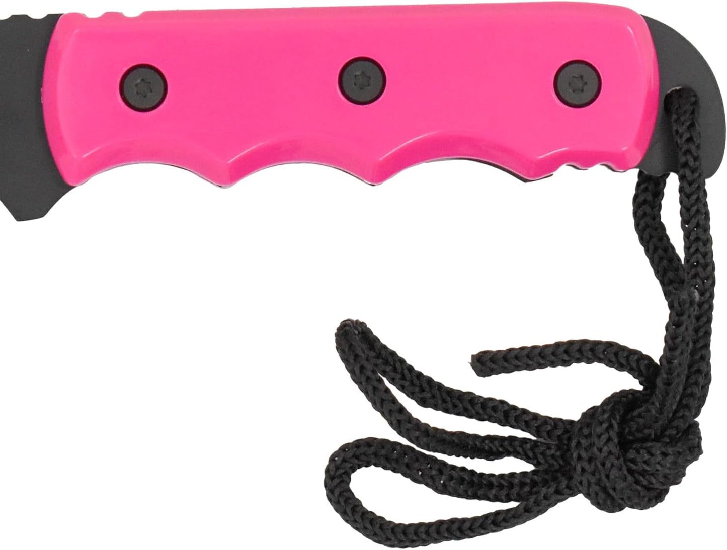 MT-20-35 Series Fixed Blade Knife, Black Drop Point Blade, Plastic Handle, 8-Inch Overall