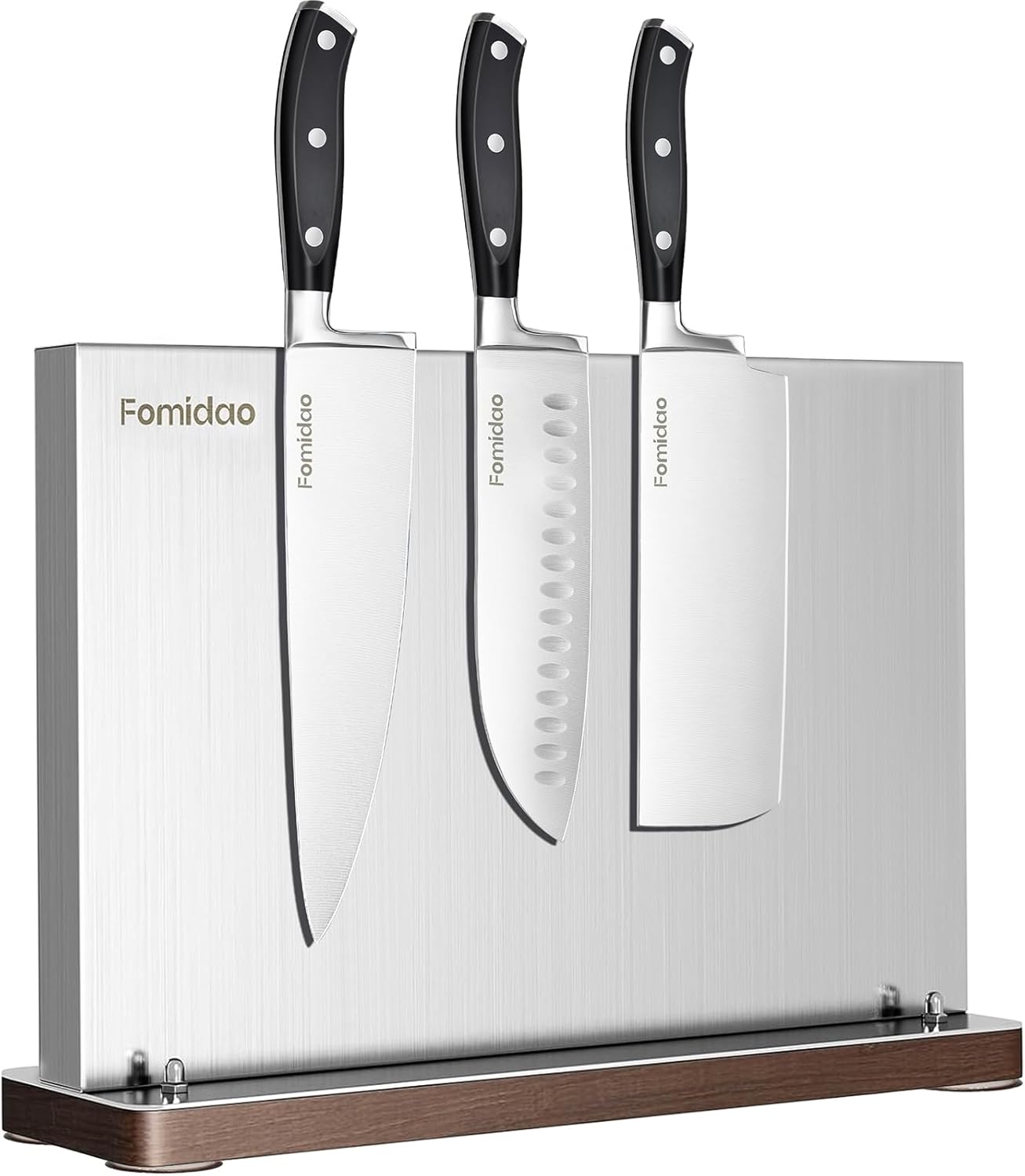 4PSC Knife Block Set With Magnetic Knife Block Holder, Ultra-Sharp Japanese Kitchen Knife Set, High-carbon Steel Chef Knife Sets With Full Tang Handle Design