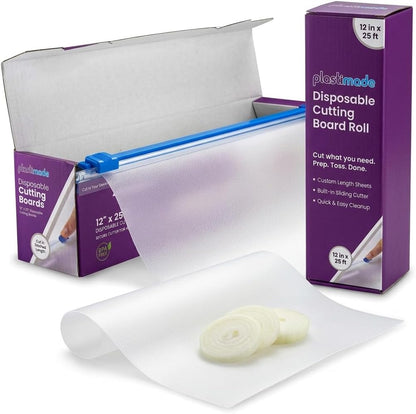 Disposable Cutting Board Sheets, Flexible Plastic Mats, 1 Pack