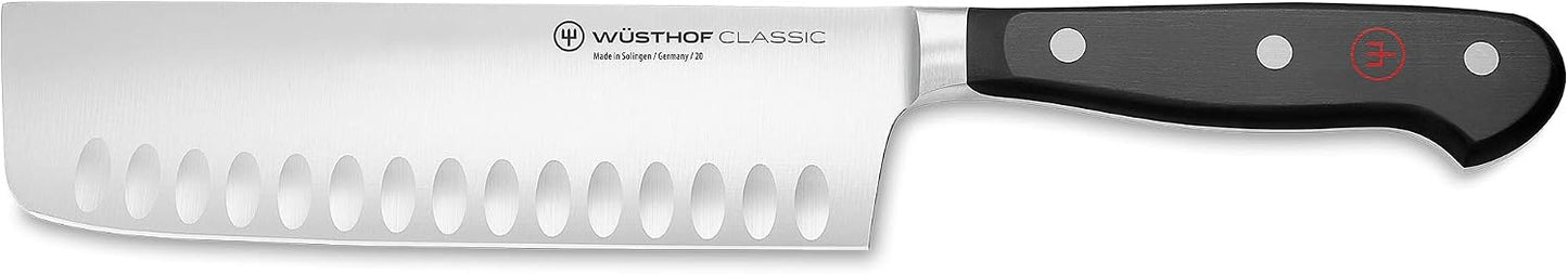 WÜSTHOF Classic 7" Nakiri Knife, Black
