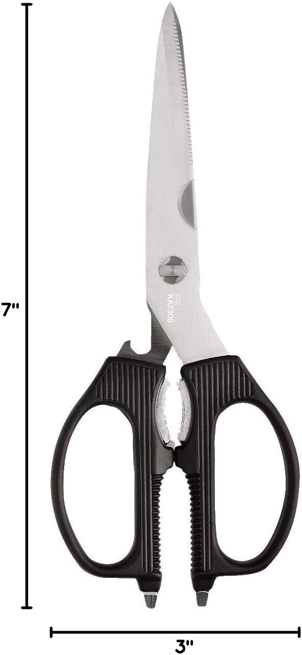 Multi Purpose Shears | Heavy Duty Cooking Scissors, Durable 420J2 Stainless Steel, Blades Separate for Easy Cleaning, Kitchen Shears