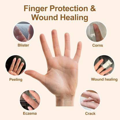 20 Pcs Gel Finger Cots - Reusable Silicone Finger Protectors & Thumb Cots, Flexible Shields for Stiff Sore Fingers Against Dryness, Rubbing, and Skin Stress During Daily Activities