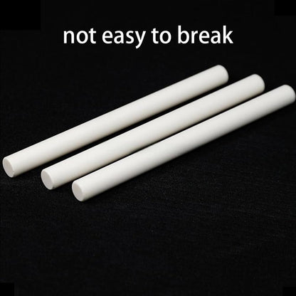 10pcs Ceramic Rods, 100*2mm, High Hardness Aluminium Oxide Jewelry Burning Refractory Rods