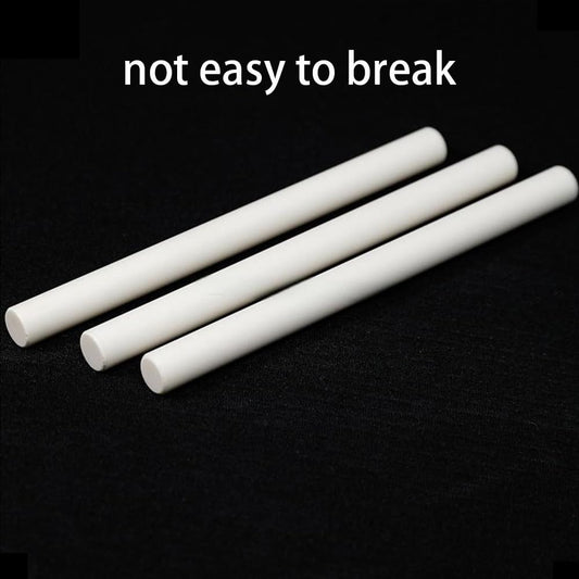 10pcs Ceramic Rods, 100*2mm, High Hardness Aluminium Oxide Jewelry Burning Refractory Rods