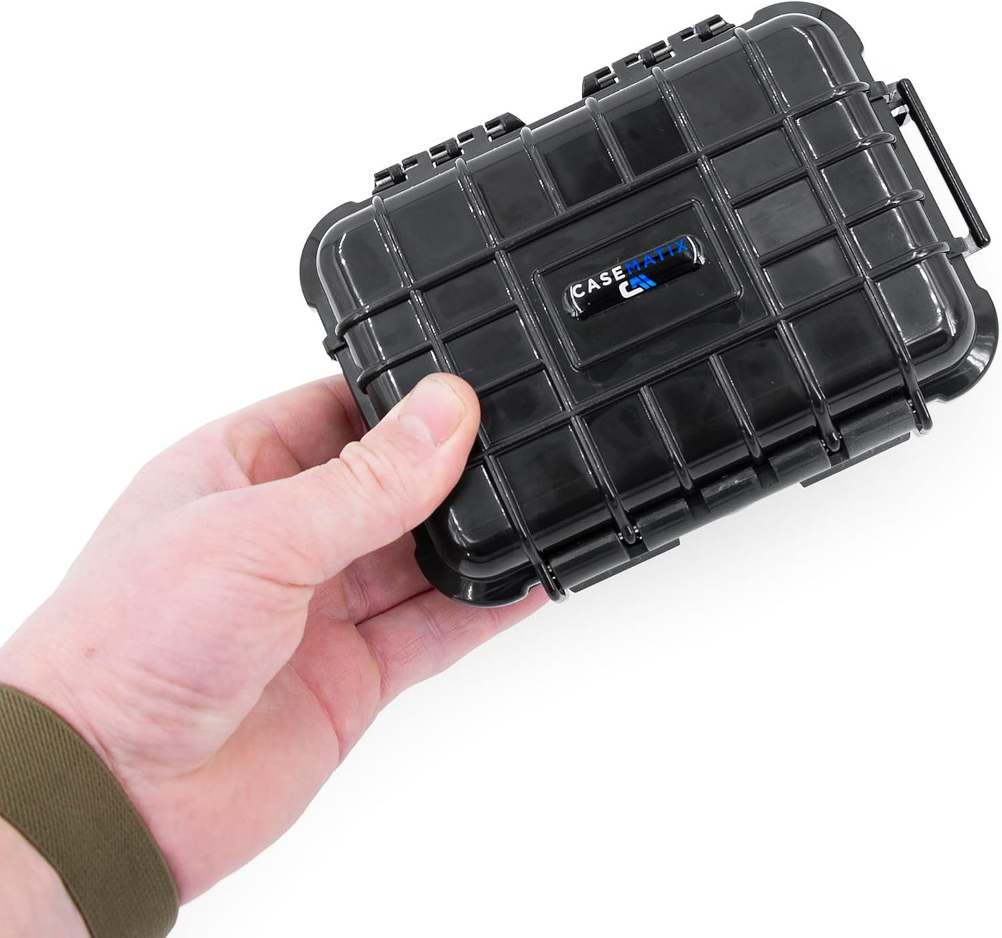 Compact Folding Knife Case - Waterproof Pocket Knife Holder and Knife Box Organizer Fits 3 Folding Knives, Swiss Army Knives & More Up To 5" Folded in Airtight Knife Storage Case