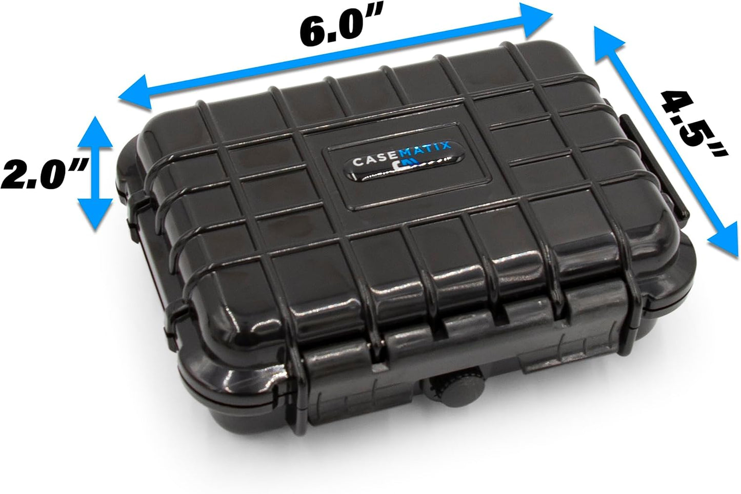 Compact Folding Knife Case - Waterproof Pocket Knife Holder and Knife Box Organizer Fits 3 Folding Knives, Swiss Army Knives & More Up To 5" Folded in Airtight Knife Storage Case