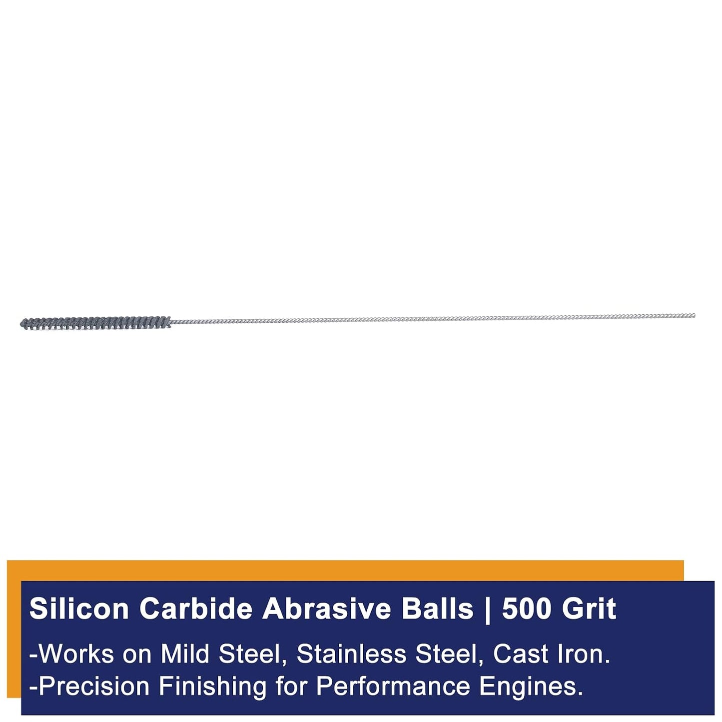 Garhgi 0.177 Inch Cylinder Honing with 240 Grit SC Ball Tool | 4.5mm Ball-Style Honing Deburring Deglazing Restoration, Small Bore Valve Guide Fitting Porting, Stainless Steel Cast Iron