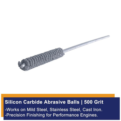 Garhgi 0.177 Inch Cylinder Honing with 240 Grit SC Ball Tool | 4.5mm Ball-Style Honing Deburring Deglazing Restoration, Small Bore Valve Guide Fitting Porting, Stainless Steel Cast Iron
