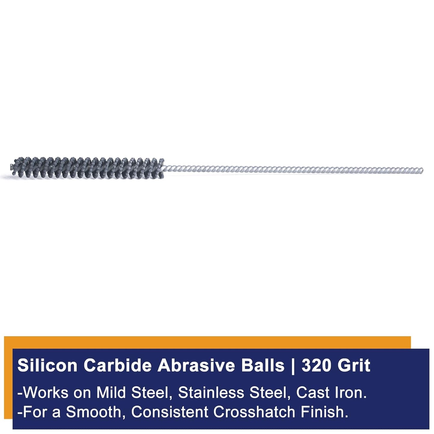 Garhgi 0.177 Inch Cylinder Honing with 240 Grit SC Ball Tool | 4.5mm Ball-Style Honing Deburring Deglazing Restoration, Small Bore Valve Guide Fitting Porting, Stainless Steel Cast Iron