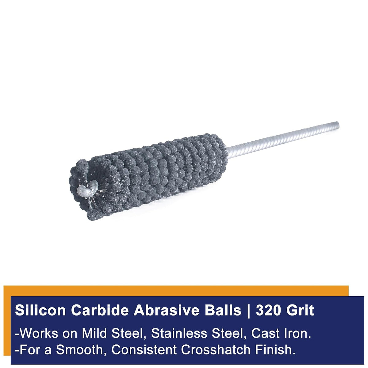 Garhgi 0.177 Inch Cylinder Honing with 240 Grit SC Ball Tool | 4.5mm Ball-Style Honing Deburring Deglazing Restoration, Small Bore Valve Guide Fitting Porting, Stainless Steel Cast Iron
