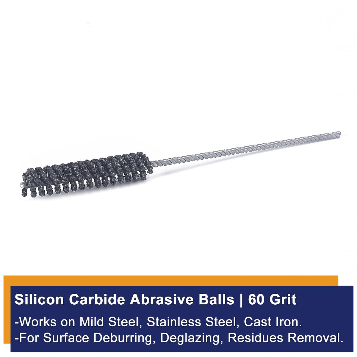 Garhgi 0.177 Inch Cylinder Honing with 240 Grit SC Ball Tool | 4.5mm Ball-Style Honing Deburring Deglazing Restoration, Small Bore Valve Guide Fitting Porting, Stainless Steel Cast Iron