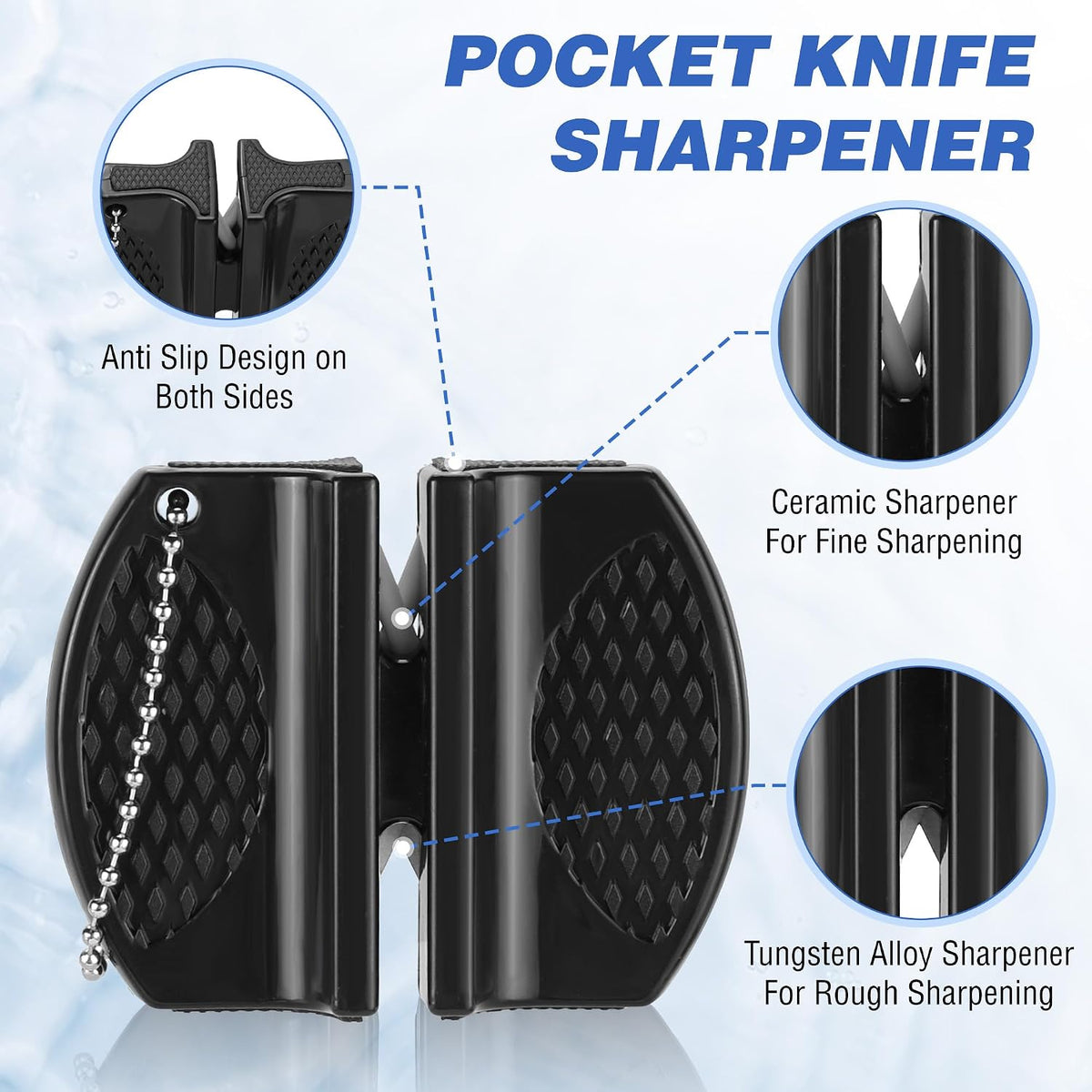 4PCS Fish Fillet Set, Fish Cleaning Kit | With 6" Fillet Knife, 24"*13" Non-Slip Fish Fillet & Cleaning Mat, Level 5 Cut Resistant Gloves, Knife Sharpener