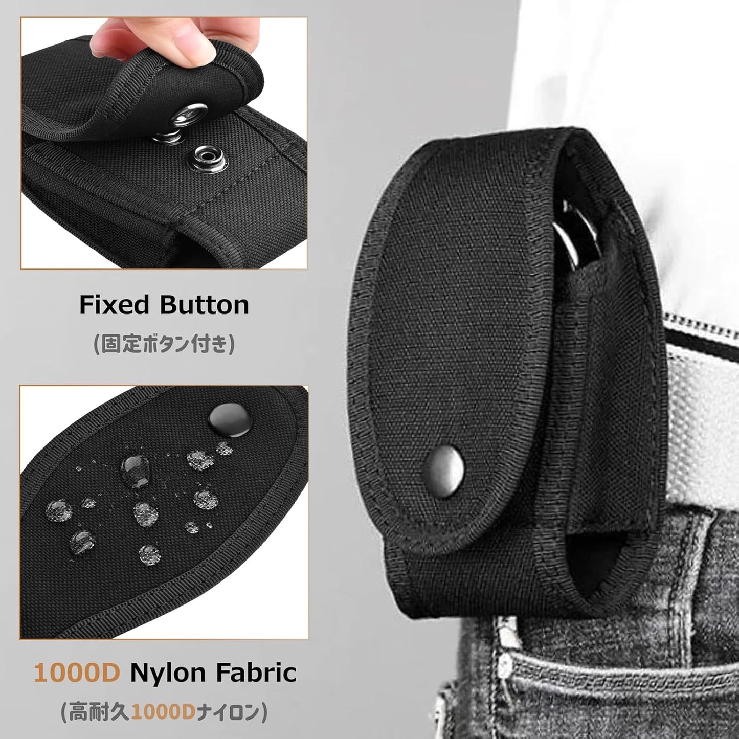 Azarxis Tactical Mini Belt Pouches, Multi-Purpose Small Battery Case Compact Utility EDC Card Slot Holder Waist Bags Military Molle Pack Sundries Storage Pack
