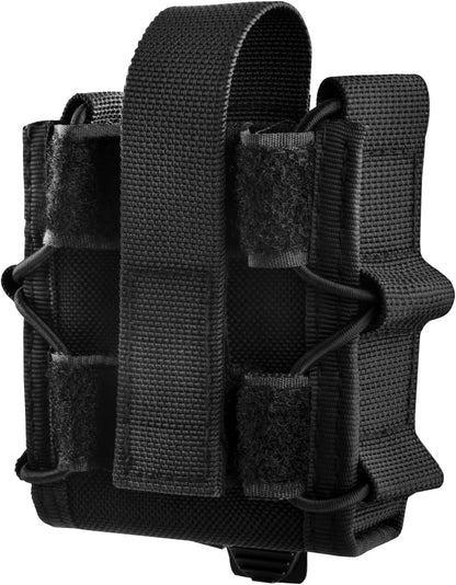 Azarxis Tactical Mini Belt Pouches, Multi-Purpose Small Battery Case Compact Utility EDC Card Slot Holder Waist Bags Military Molle Pack Sundries Storage Pack