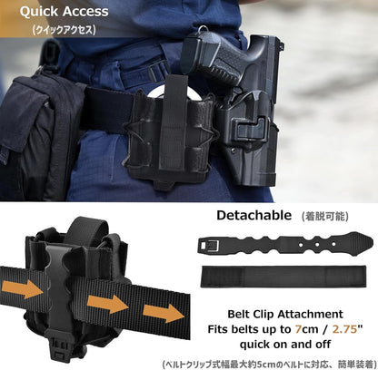 Azarxis Tactical Mini Belt Pouches, Multi-Purpose Small Battery Case Compact Utility EDC Card Slot Holder Waist Bags Military Molle Pack Sundries Storage Pack