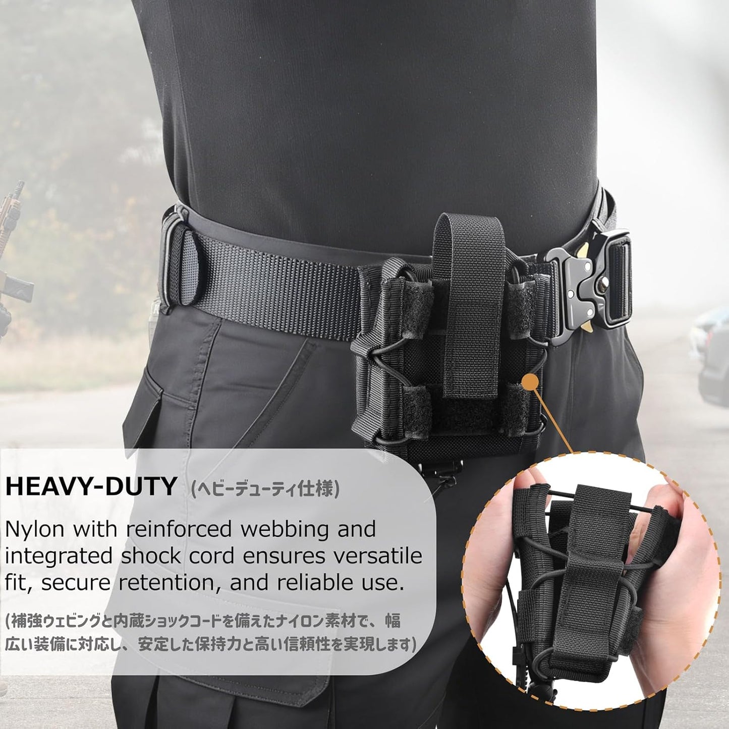 Azarxis Tactical Mini Belt Pouches, Multi-Purpose Small Battery Case Compact Utility EDC Card Slot Holder Waist Bags Military Molle Pack Sundries Storage Pack