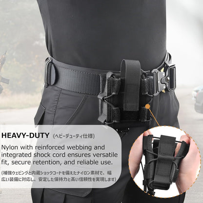 Azarxis Tactical Mini Belt Pouches, Multi-Purpose Small Battery Case Compact Utility EDC Card Slot Holder Waist Bags Military Molle Pack Sundries Storage Pack