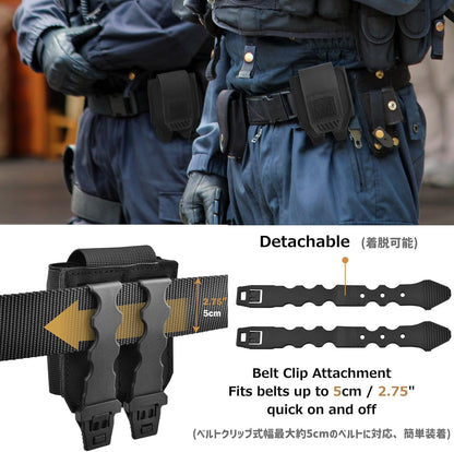Azarxis Tactical Mini Belt Pouches, Multi-Purpose Small Battery Case Compact Utility EDC Card Slot Holder Waist Bags Military Molle Pack Sundries Storage Pack
