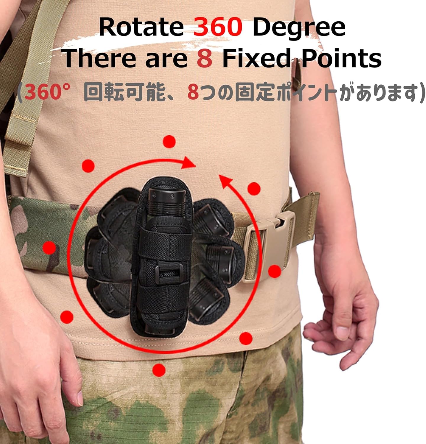 Azarxis Tactical Mini Belt Pouches, Multi-Purpose Small Battery Case Compact Utility EDC Card Slot Holder Waist Bags Military Molle Pack Sundries Storage Pack