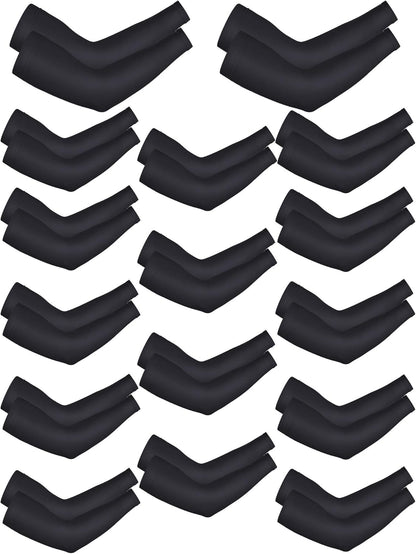 16 Pairs UV Sun Protection Arm Sleeves | for Men Women Cooling Arm Sleeves for Outdoor Sports Workouts Tattoo Covers