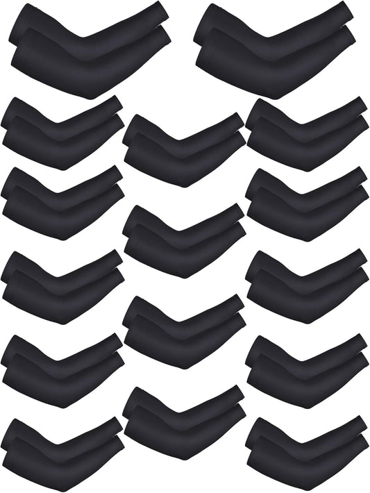 16 Pairs UV Sun Protection Arm Sleeves | for Men Women Cooling Arm Sleeves for Outdoor Sports Workouts Tattoo Covers