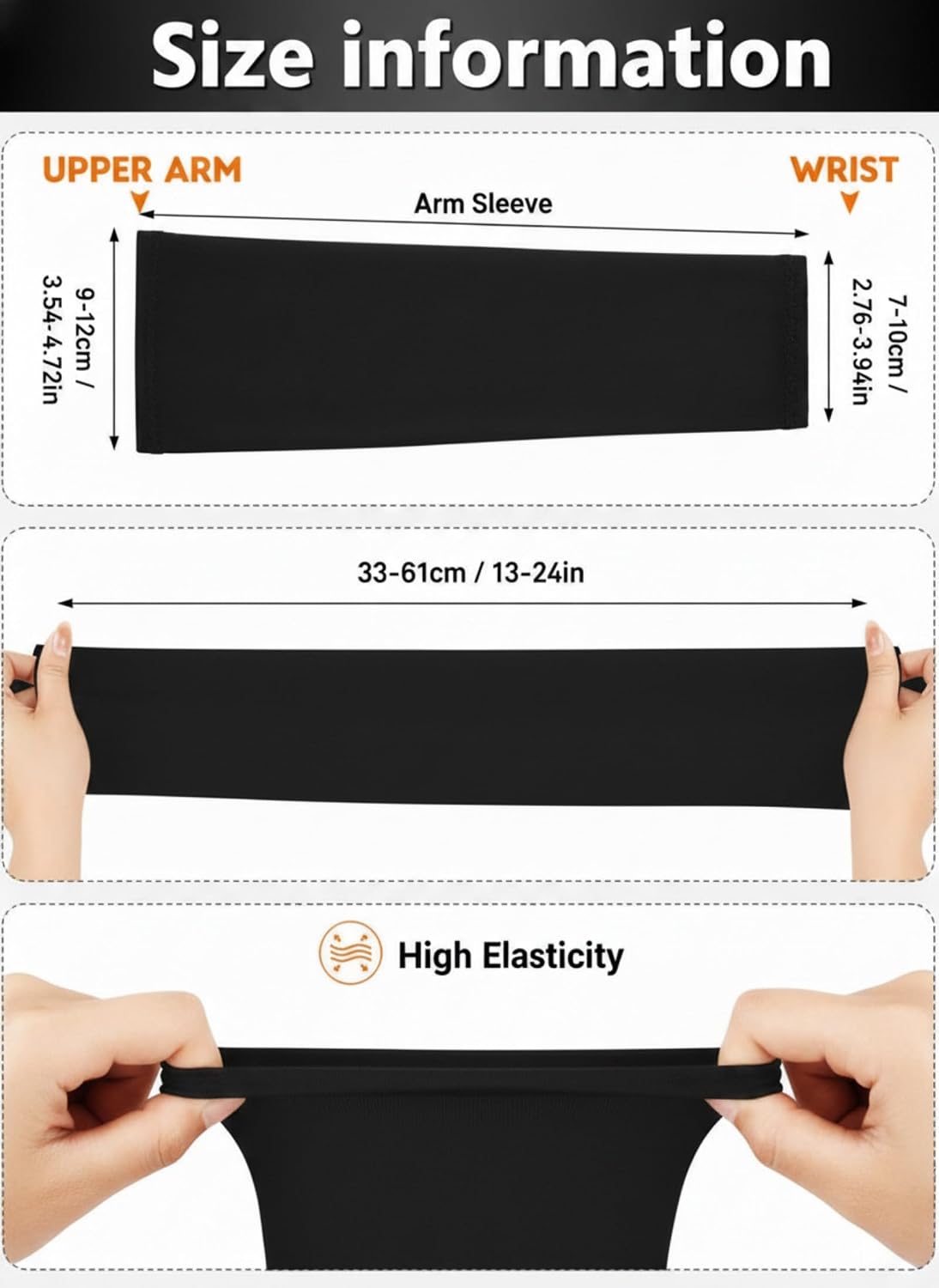 16 Pairs UV Sun Protection Arm Sleeves | for Men Women Cooling Arm Sleeves for Outdoor Sports Workouts Tattoo Covers