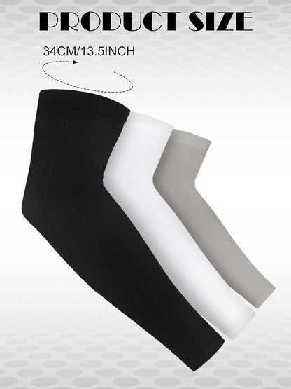 16 Pairs UV Sun Protection Arm Sleeves | for Men Women Cooling Arm Sleeves for Outdoor Sports Workouts Tattoo Covers