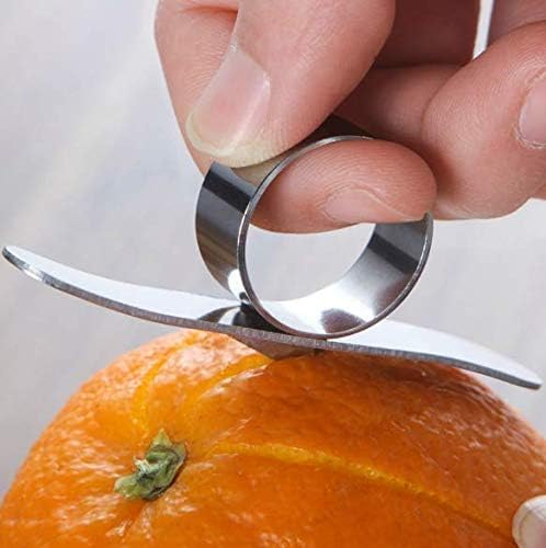 Pack of 2 Orange Peeler Citrus Peelers Stainless steel Affordable Orange Peeler Tool Easy Fruit Slicer Cutter Peeler Remover Kitchen Accessories Knife Cooking Tools Kitchen Gadget