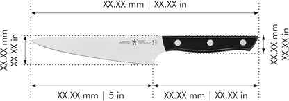 Dynamic Razor-Sharp 5.5-inch Compact Chef Knife, German Engineered Informed by 100+ Years of Mastery