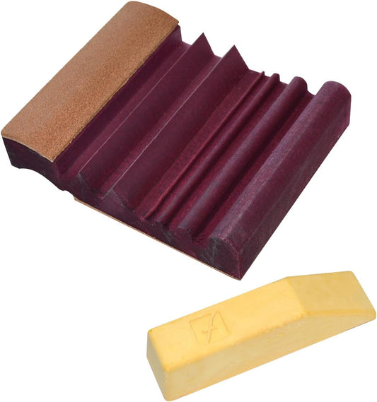 Wood Carving Tools | SlipStrop | Polish and Debur Cutting and Carving Tools For Razor Sharp Blade Edges | Includes Polishing Compound | PW12 | Made in the U.S.A.