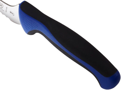 Millennia Colors Bread Knife, 10-Inch Wavy Edge Wide, Blue - Colors B