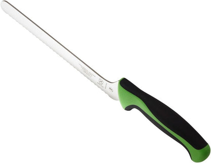 Millennia Colors Bread Knife, 10-Inch Wavy Edge Wide, Blue - Colors B